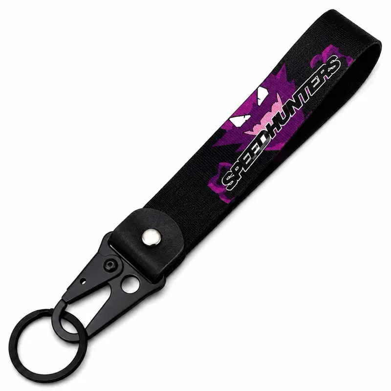 Black and Purple Speedhunters Wristlet Keychain