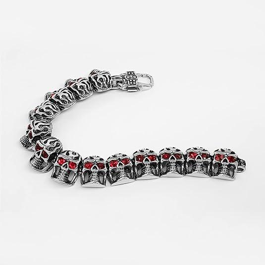 Dream Apparel Stainless Steel Bike Chain Motorcycle Chain Bracelet for Men and Women, Heavy Metal Biker Bracelet, Bicycle Link Chain Bracelet