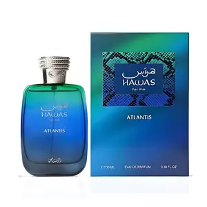Rasasi Hawas Atlantis For Him Eau De Parfum 3.38FL.OZ Rasasi Hawas Atlantis For Him Eau De Parfum 3.38FL.OZ