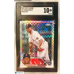 Brayan Bello SGC 2023 Topps Chrome XFRACTOR SP Rookie RC Boston Red Sox