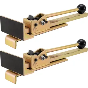 Flooring Jacks 2 count with Scratch-Resistant Felt Pads, Hardwood Floor Jack, Laminate & Vinyl Plank Flooring Tool, Floor Gap Fixer for  Floors, Deck Board Straightening, Protect Floor from