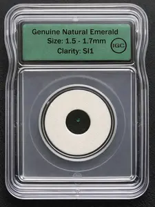 ICG Certified - Genuine Natural Emerald
