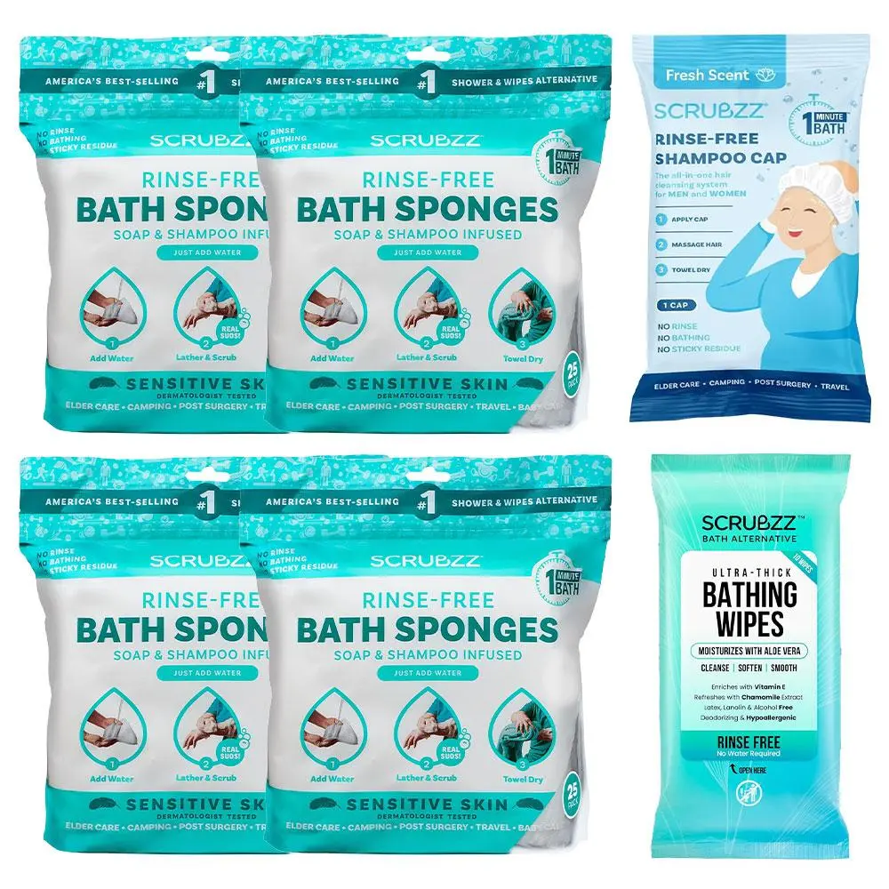 Sensitive Skin Bathing Sponge Live Bundle