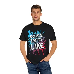 Smooth Cut Unisex Garment-Dyed T-shirt Casual Cotton