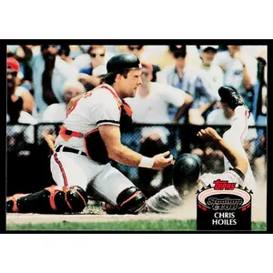 Chris Hoiles 1992 Stadium Club #161 Baltimore Orioles