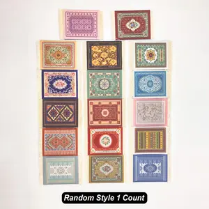 Random Color Vintage Pattern Household Placemat, 1 Count Bohemian Style Tassel Decorative Coaster, Non-slip Heat Resistant Placemat for Home Kitchen Dining Room, Table Decoration Supplies