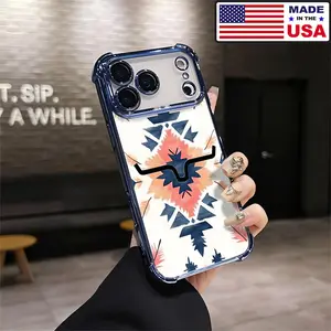 Texas Longhorn Aztec Western Cowboy Tribal Southwestern Aesthetic Design Pattern Casing For iPhone 17 16 15 14 13 12 Samsung 22 23 24 25 Plus Pro Max Ultra Soft Silicon TPU Shockproof Protector Vintage Unique Fashion Mobile Phone Case