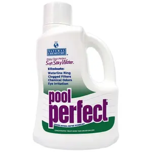 Natural Chemistry 5225 2L Pool Perfect Pool Clarifier for Fish & Aquatic Water Treatment, Swimming Pool Cleaner
