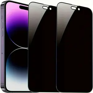 Ultimate Privacy Protection for iPhone Cellphone, 2 Pack Hydrogel Screen Protectors with Anti-Peep Technology, Full Coverage and Crystal Clear