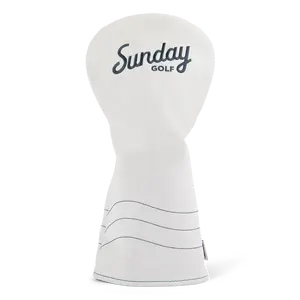 White/Navy Headcover Bundle w/ Blade