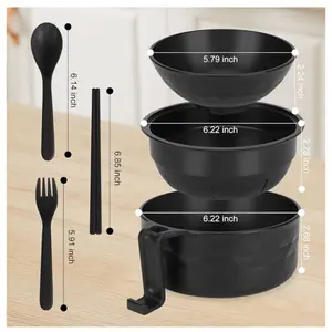 Microwave Safe Ramen Bowl Set