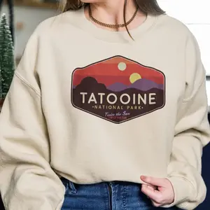 Tatooine Sunset Sweatshirt, Men's & Women's Sweatshirt, Star War Shirt, Tatooine Sweatshirt, Unisex, Cool Skywalker Sweatshirt