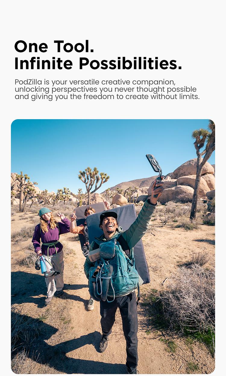 JOBY   PodZilla   Octo   Suction   Tripod