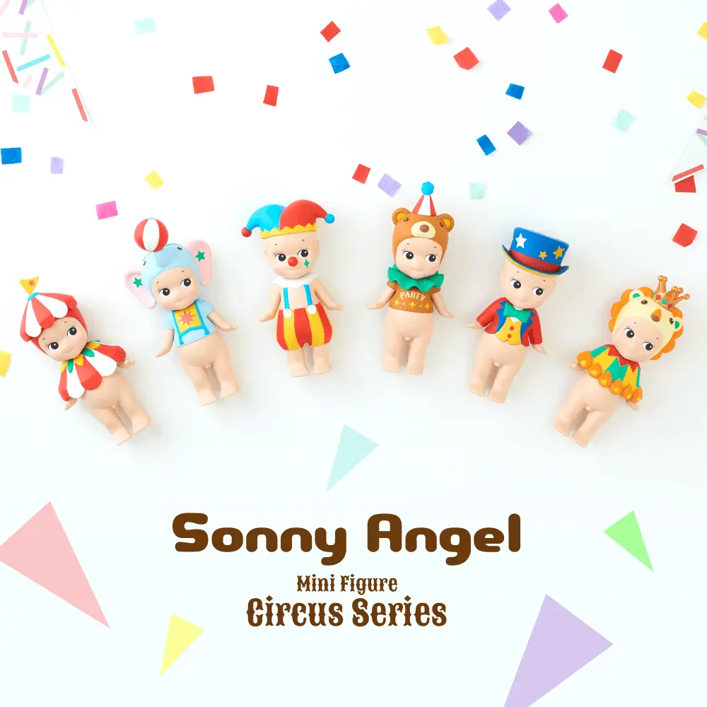 Sonny Angel Circus Blind Box, Mini Collectible Figure, Cute Circus Series