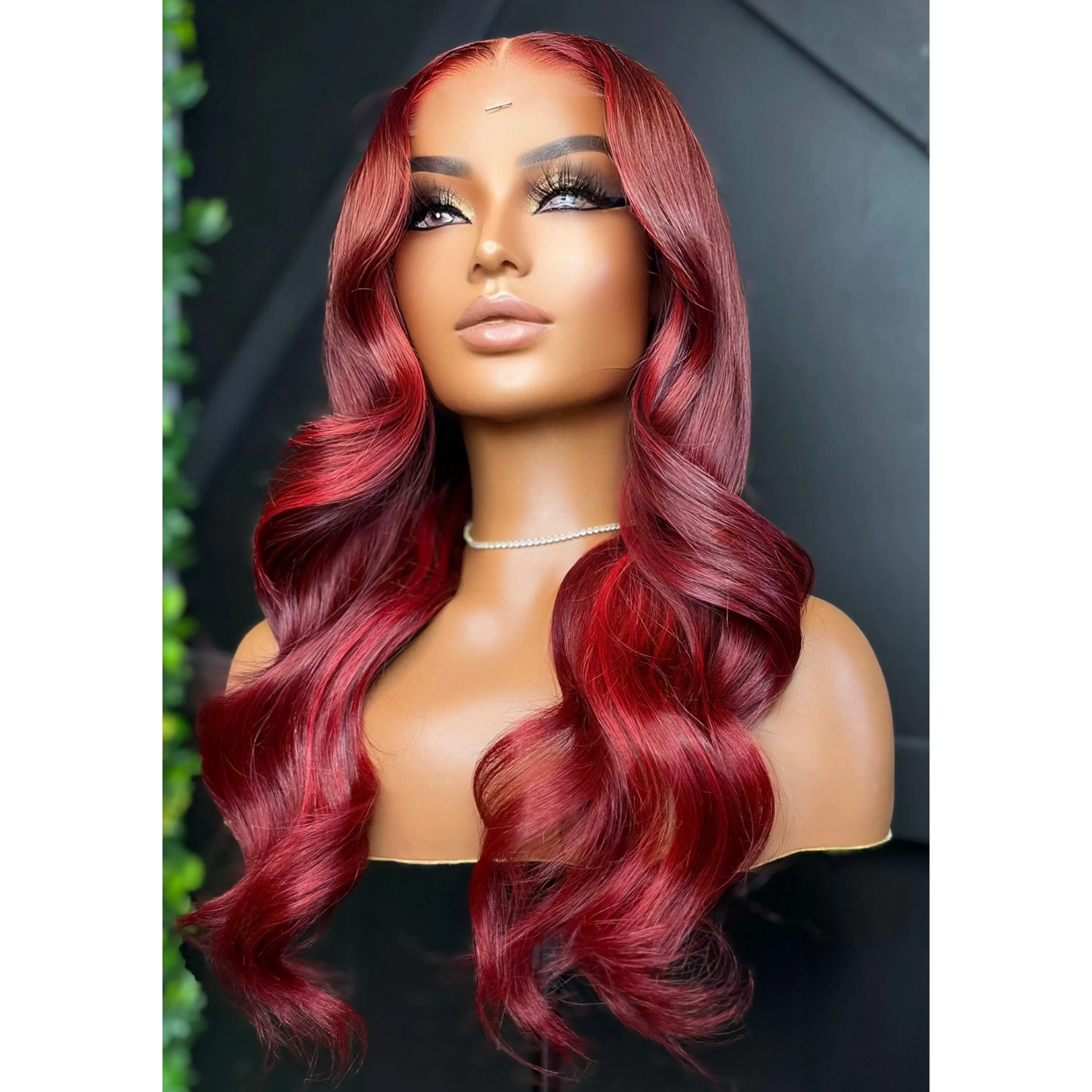Meagan | 22” Luxury Closure Wig – 5x5 HD Lace, Custom Colored Raw Hair