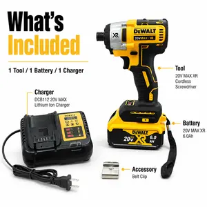 Dewalt brushless impact drill, DCF887 205N. M, 20V Dewalt battery wireless screwdriver