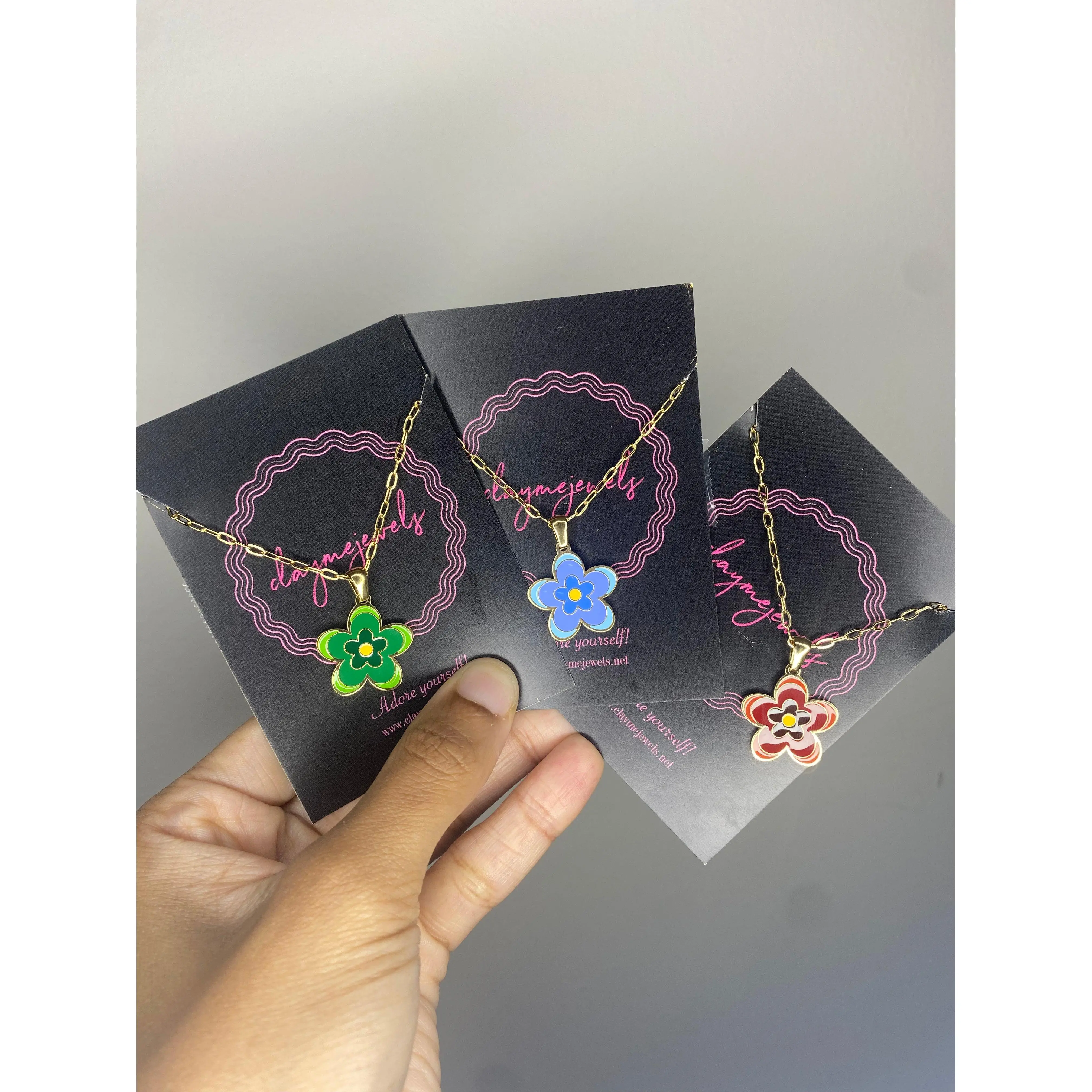 Power Puff girls necklace