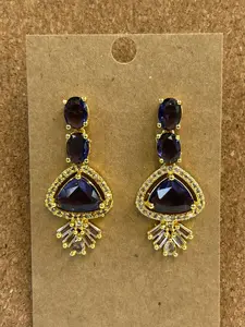 Purple AD EARRINGS