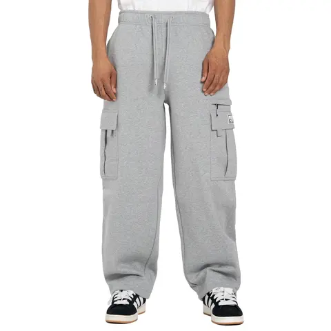Pro Club OG Men's Cargo Sweatpants - Woven Polyester Fleece-Cotton Fabric, Relaxed Fit Male Clothing, Elastic Waist, Multiple Pockets, Soft, Zipper-Free Open Leg Ankle Bottoms, Cold Wash Clothes Products for Easy Movement