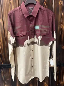 LONG SLEEVE DRESS SHIRT - BEIGE - PLATINI