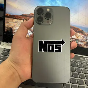 NOS Small Vinyl Car Sticker/Sticker Window Bumper Sticker Fun Waterproof Vinyl Car Sticker, Irregular Shape, Single Use Sticker, Suitable for Cars, Motorcycles, Laptops and Walls, Car Body Stickers, Decorative Accessories