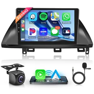 2+64G for Honda Odyssey 2005-2010 Android Car Radio Stereo, Wireless Carplay Android Auto 10.1inch Touch Screen Bluetooth Car Audio Receiver GPS WiFi Backup Camera FM/RDS SWC Car Stereo