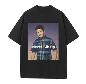 Funny Meme Never Gib Up Shirt Tee Gift For Friend Streetwear