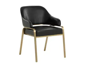 Timeless Minimalist Modern Barrel Dining Armchair
