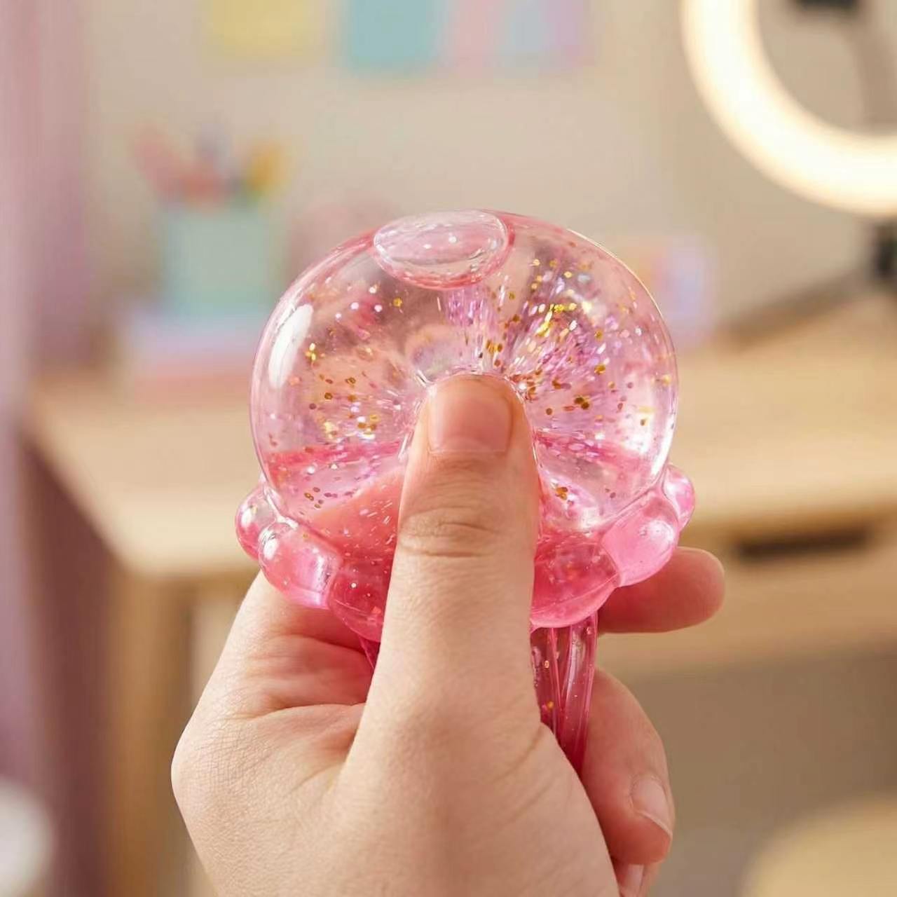 2026 Sensory Toy Jellyfish Squeezable Toy – A Cute Stress Relief Toy, Perfect as a Gift | Not Edible