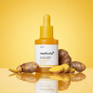 Medicube Kojic Acid Turmeric Niacinamide Serum 30ml Korean Facial Serum with 5% Niacinamide & 1% Turmeric for Even Complexion