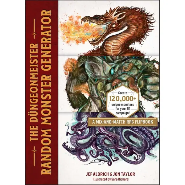 The Düngeonmeister Random Monster Generator: A Mix-and-Match RPG Flipbook (Düngeonmeister Series) Hardcover, Fantasy, Adventure