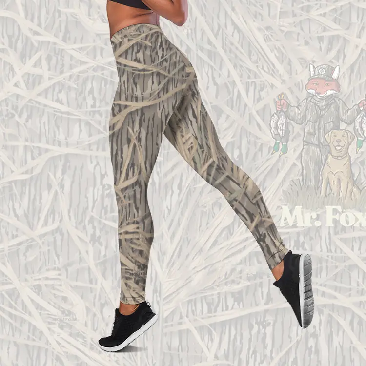 Mr Fox Camo Legging For Women, Women Legging, Hunting Lover Sport Leggings