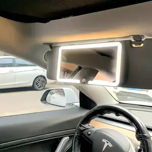 LED Touch Car Vanity Mirror with Adjustable Light