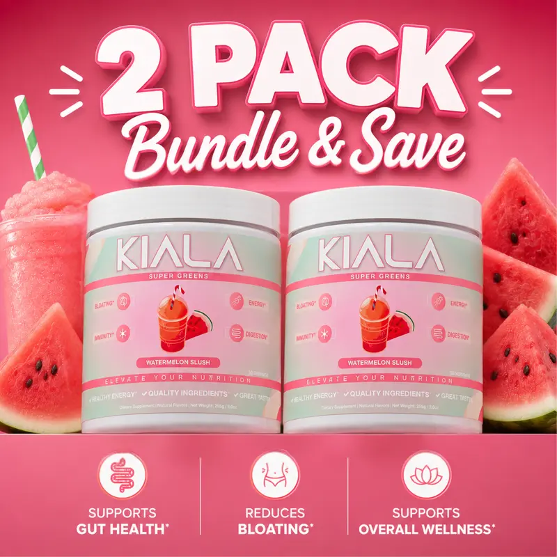 Kiala Nutrition Organic Dietary Powder, Dairy-Free Supplement Bundle - Best-Selling Flavors (2-Pack)