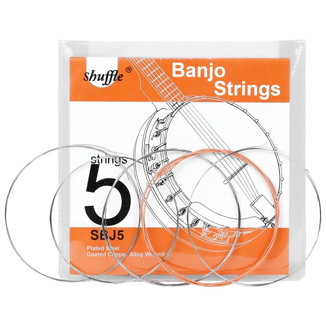 Banjo String, 5-string Banjo String, Copper Alloy Wrapped Banjo String, Music Accessories for Banjo, Musical Instrument Accessories
