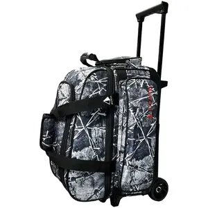 Pyramid Path Pro Deluxe Double Roller Bowling Bag (Barb Wire)