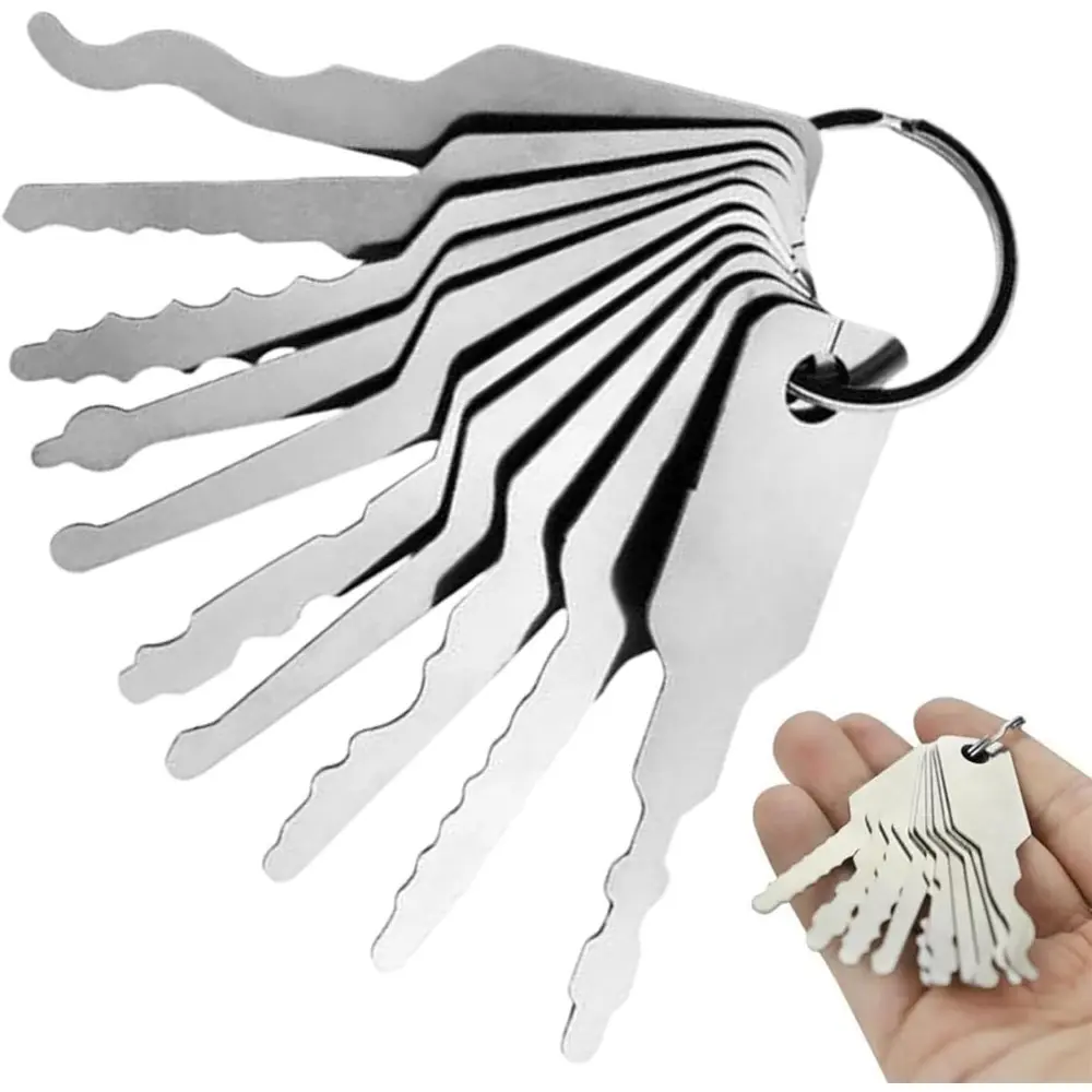 10 PCS Only Cabinets Repair Tool,Hook Hand Tools,Emergency Pocket Set Heavy Duty Pick and Hook Set Repair Tool Kit Car Maintenance Tools for Automotive Use