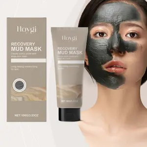 HOYGI Recovery Mud Mask Gentle cleansing blackhead non-greasy delicate pores hydrating moisturizing smear mask Clear Moisturize Skincare Moisturizer Facial Oil Control