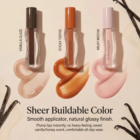 3Pcs Plumping Lip Oil Set Pack - Daily Repairing Oil with Gloss Finish, Tinted Balm, Nourishing Transparent Formula, Prevents Dry Cracked Lips, Reduces Lines