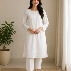 White plain Kurta only