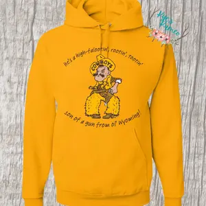 High Falootin' Cowboy Joe Gold Hoodie