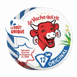 The Laughing Cow MICKY LA VACHE QUI RIT 3pack 24Count Original Spreadable Cheese Wedges Individually Wrapped for Snacks Lunchboxes