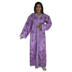 Moroccan Caftan handmade Kaftan Wedding Gown 2 Pieces Embroidered Fits SMALL to LARGE