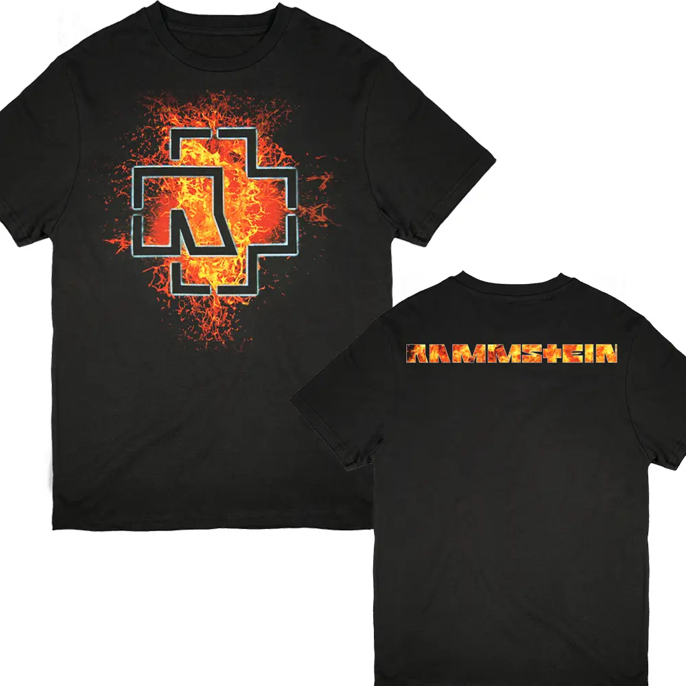 Rammstein Vintage Tee POD Industrial Metal Band Shirt