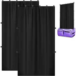 Privacy Curtain for Dance Bag,Portable Privacy Screen for Women Girl Competition Dance Bag,Changing Room for Rolling Dance Garment Bag Accessories,Camping 2 Pack