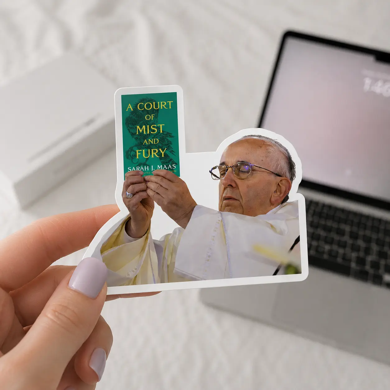 Acomaf sticker, funny Acomaf sticker, acomaf Kindle Sticker,