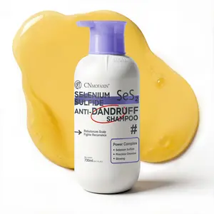 CNMOFAXIN Selenium Sulfide Anti Dandruff Shampoo 730ml - Scalp Care for Itchy Flaky Scalp - Salicylic Acid & Sulfur Formula - Deep Cleansing & Flake Relief with Panax Ginseng & Herbal Extracts - 24.7 fl oz
