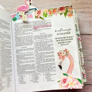 Be a Flamingo Old Testament Bible Journaling Napkin Page Kit