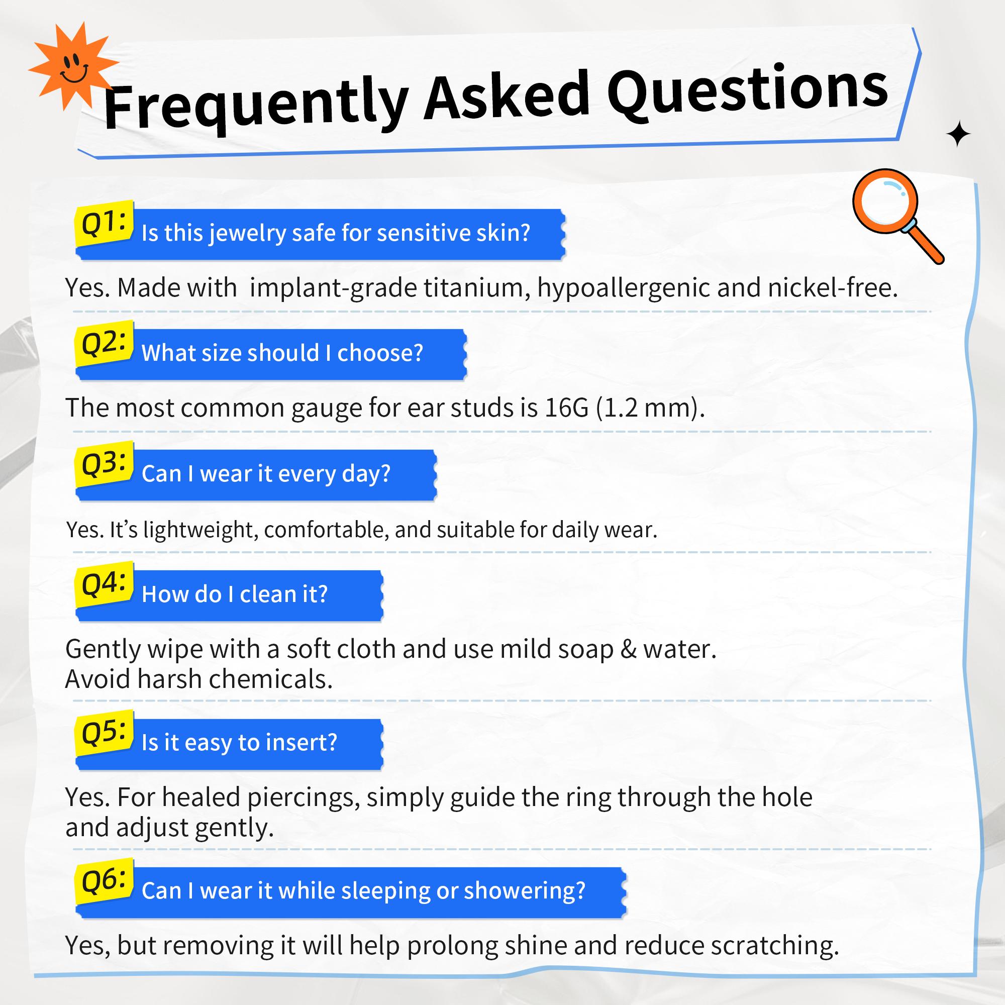 BODY FREEDOM Titanium Flat Back Stud Push PinLabret Earring with CZ for Lip Nose Helix & Cartilage Piercing Jewelry High-Quality Piercing Jewelry