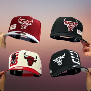 Chicago Bulls Snapback Hat – Premium NBA Flat Brim Adjustable Cap, Embroidered Team Logo Baseball Hat for Men & Women, Streetwear Hip Hop Fashion Cap, Structured Crown, Classic Red Black Sports Style, Everyday Casual Outfit Essential